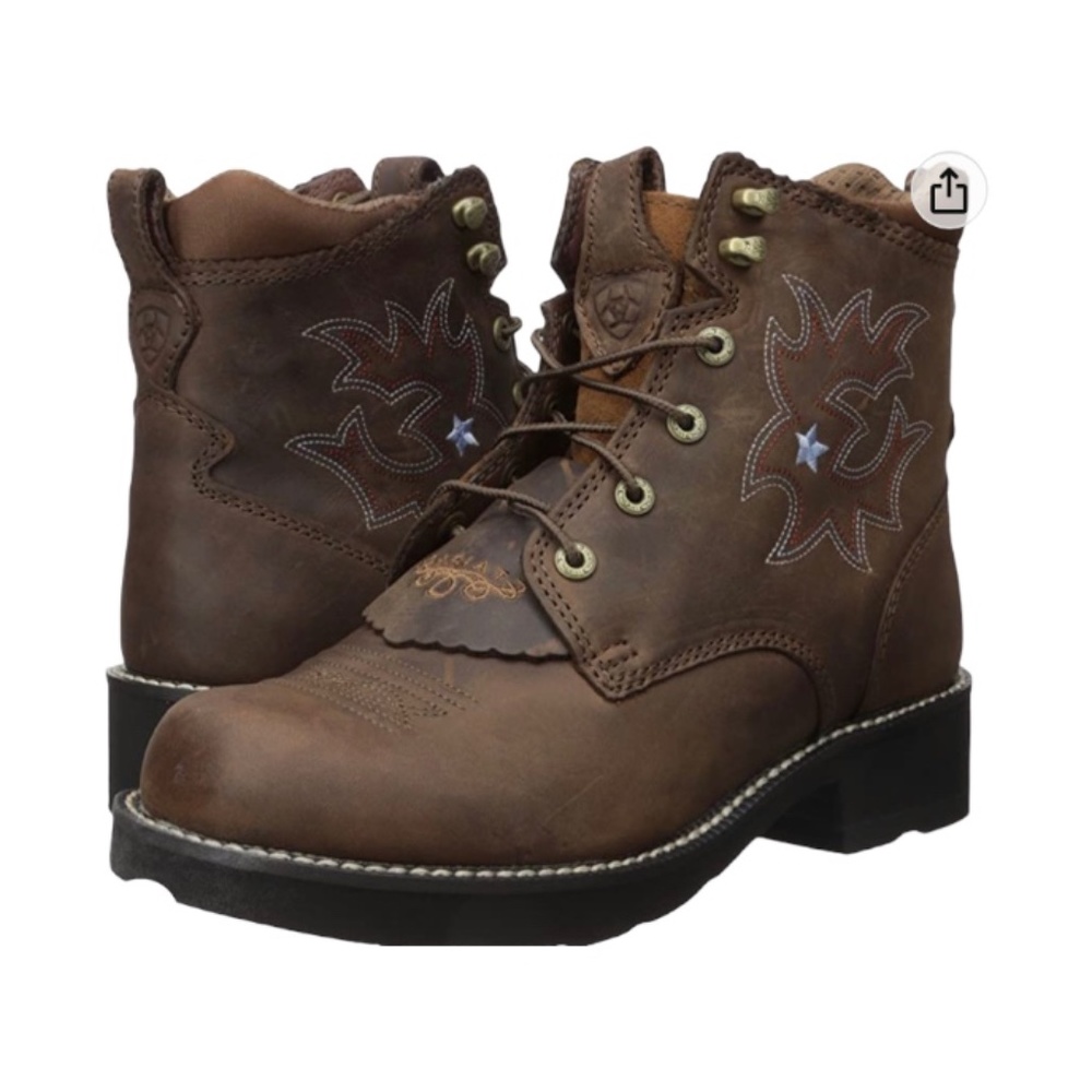 Ariat Probaby Lacer Womens Boot, 8, Driftwood Brown